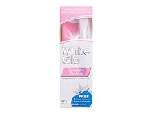 Dentifricio White Glo Sensitive Forte + 100 ml