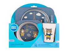 Geschirr Canpol babies Bonjour Paris Tableware Set Blue 300 ml