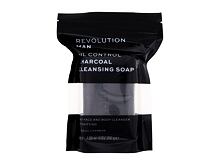 Savon nettoyant Revolution Man Oil Control Charcoal Cleansing Soap 200 g