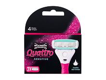 Lame de rechange Wilkinson Sword Quattro For Women Sensitive 3 St.