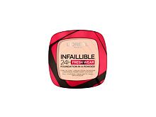 Fond de teint L'Oréal Paris Infaillible 24H Fresh Wear Foundation In A Powder 9 g 180 Rose Sand