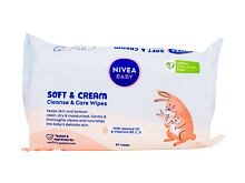 Reinigungstücher  Nivea Baby Soft & Cream Cleanse & Care Wipes 57 St.