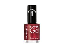 Nagellack Rimmel London Super Gel STEP1 12 ml 044 Rock N Sparkle