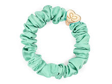 Élastique à cheveux By Eloise London Silk Scrunchie Gold Heart 1 St. Mint