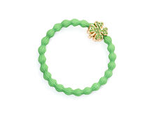 Haargummi By Eloise London Bling Charms Gold Diamanté Clover Leaf 1 St. Apple Green
