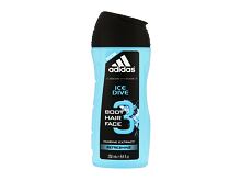Gel douche Adidas Ice Dive 3in1 250 ml
