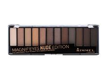 Ombretto Rimmel London Magnif´Eyes Contouring Palette 14,16 g 001 Nude Edition