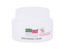 Crème de jour SebaMed Sensitive Skin Moisturizing 75 ml