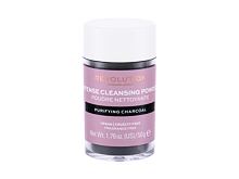 Mousse nettoyante Revolution Skincare Cleansing Powder Purifying Charcoal 50 g