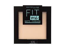 Poudre Maybelline Fit Me! Matte + Poreless 9 g 105 Natural Ivory