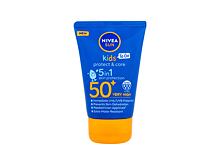 Protezione solare corpo Nivea Sun Kids Protect & Care Sun Lotion 5 in 1 SPF50+ 50 ml