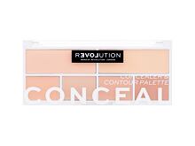 Correttore Revolution Relove Conceal Me Concealer & Contour Palette 11,2 g Light