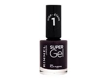 Nagellack Rimmel London Super Gel STEP1 12 ml 064 Plum Pudding