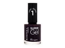 Nagellack Rimmel London Super Gel STEP1 12 ml 025 Urban Purple