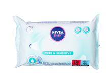 Salviettine detergenti Nivea Baby Pure & Sensitive 63 St.