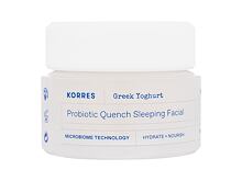 Crème de nuit Korres Greek Yoghurt Probiotic Quench Sleeping Facial 40 ml