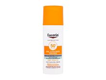 Protezione solare viso Eucerin Sun Oil Control Tinted Dry Touch Sun Gel-Cream SPF50+ 50 ml Light