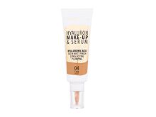 Fondotinta Dermacol Hyaluron Make-Up & Serum 25 g 04 Tan