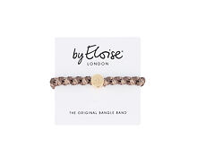 Élastique à cheveux By Eloise London Woven Gold Circle Mocha 1 St.
