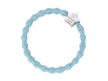 Haargummi By Eloise London Metallic Silver Star 1 St. Light Blue