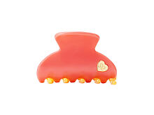 Haarspange By Eloise London Medium Hair Claw Gold Heart 1 St. Coral Sunset