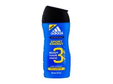 Gel douche Adidas 3in1 Sport Energy 250 ml