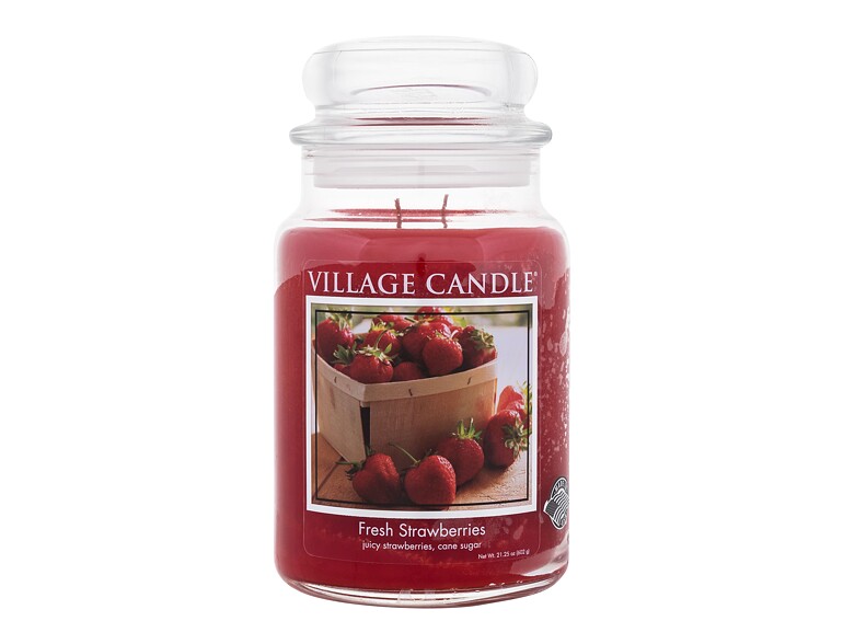 Bougie parfumée Village Candle Fresh Strawberries 602 g