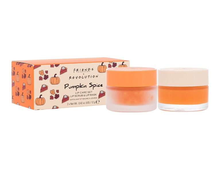 Lippenbalsam Makeup Revolution London X Friends Lip Care Set 12 g Pumpkin Spice Beschädigte Schachtel Sets