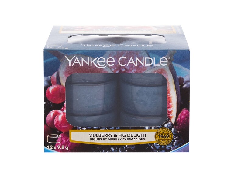 Duftkerze Yankee Candle Mulberry & Fig Delight 117,6 g Beschädigte Schachtel