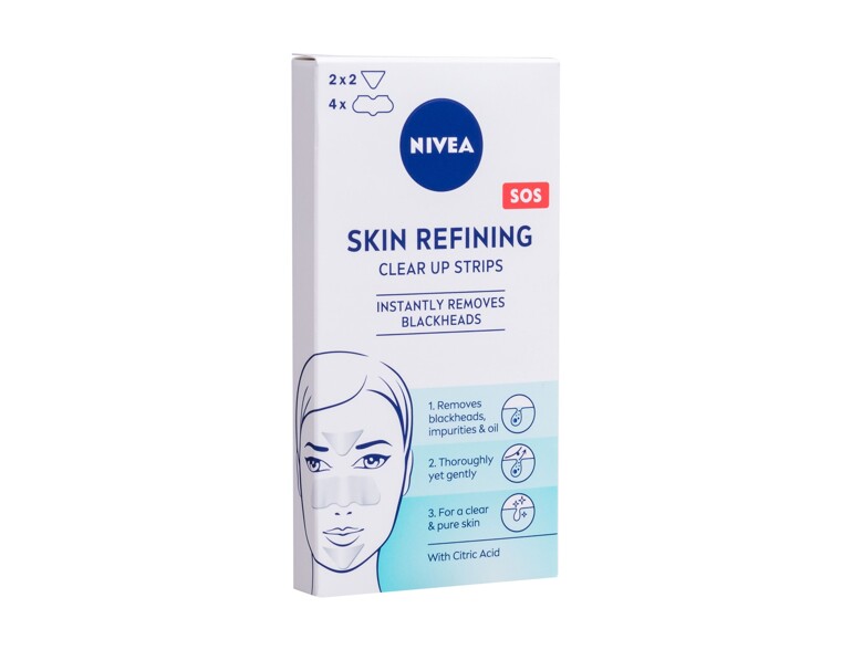 Lokale Hautpflege Nivea Skin Refining SOS Clear Up Strips 8 St.