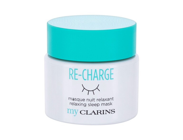 Masque visage Clarins Re-Charge Relaxing Sleep Mask 50 ml boîte endommagée