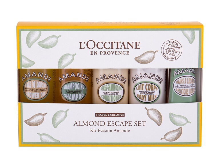 Olio gel doccia L'Occitane Almond (Amande) 75 ml scatola danneggiata Sets