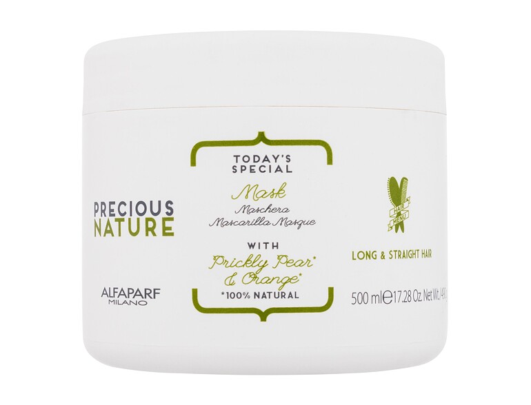 Haarmaske ALFAPARF MILANO Precious Nature Mask Prickly Pear & Orange 500 ml