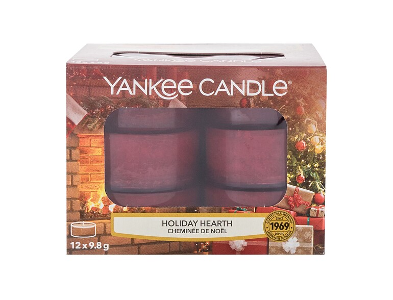 Duftkerze Yankee Candle Holiday Hearth 117,6 g Beschädigte Schachtel