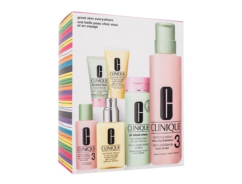 Gel visage Clinique Great Skin Everywhere 125 ml Sets