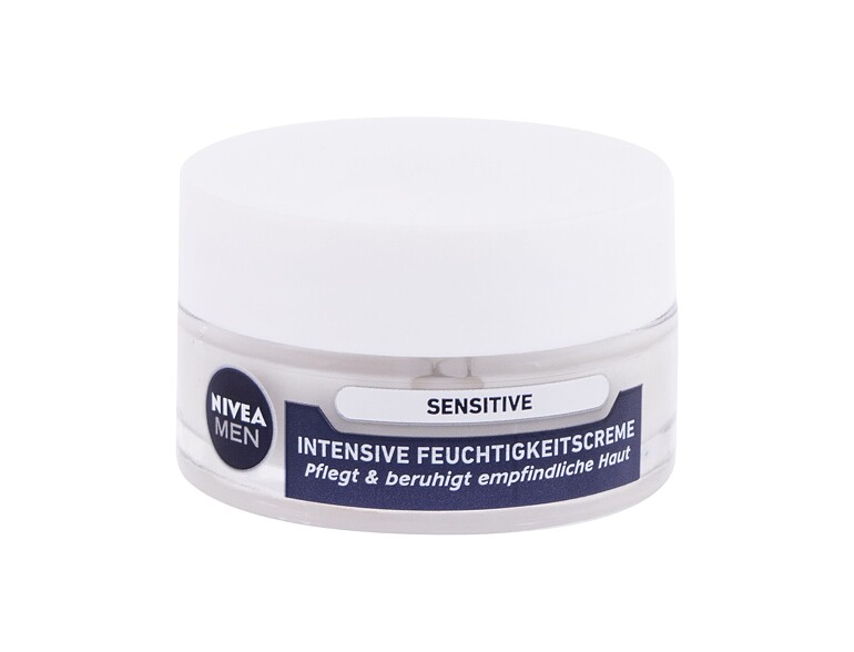Crème de jour Nivea Men Sensitive 50 ml boîte endommagée