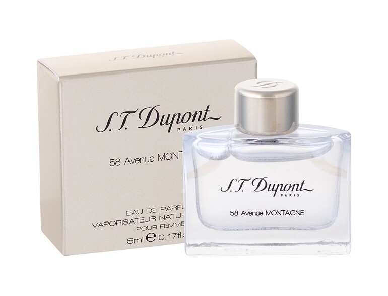 Eau de Parfum S.T. Dupont 58 Avenue Montaigne 5 ml Beschädigte Schachtel