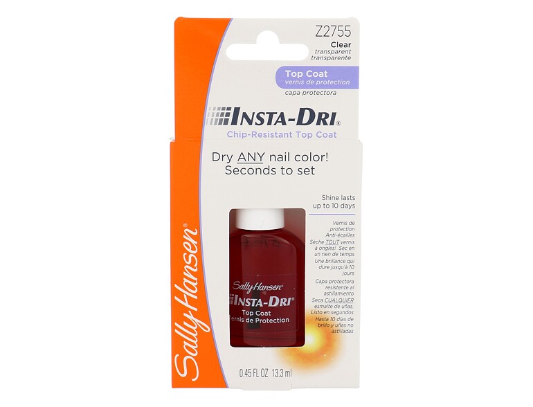 Vernis à ongles Sally Hansen Insta-Dri Chip-Resistant Top Coat 13,3 ml emballage endommagé