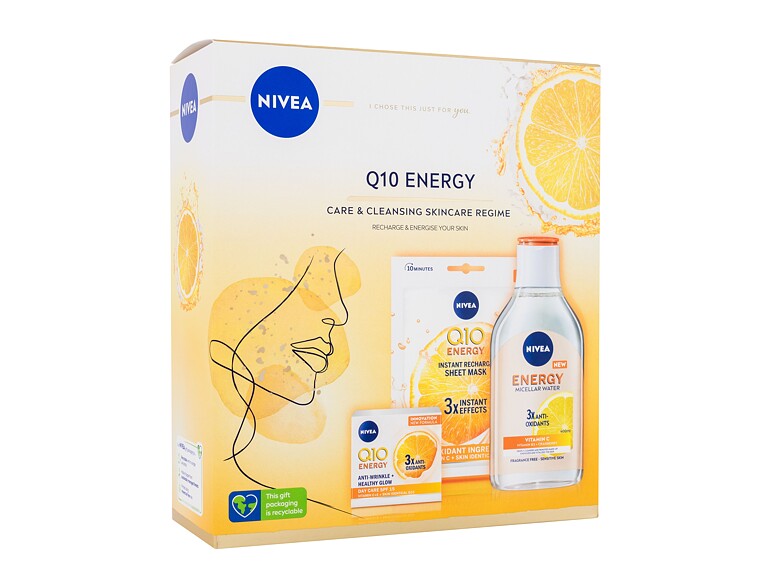 Crème de jour Nivea Q10 Energy Gift Set 50 ml Sets