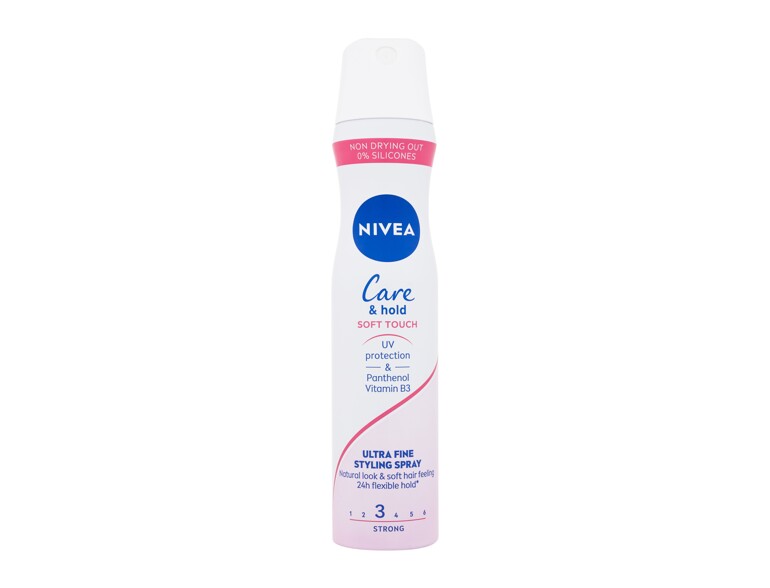 Haarspray  Nivea Care & Hold Soft Touch Ultra Fine Styling Spray 250 ml
