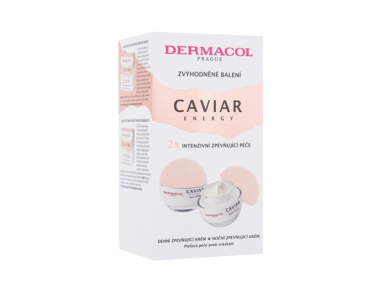 Crème de jour Dermacol Caviar Energy Duo Pack 50 ml Sets