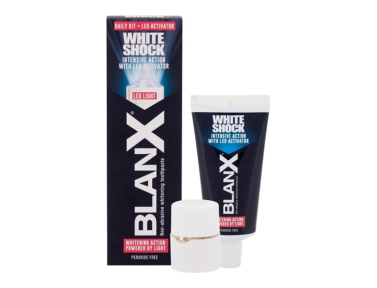 Dentifricio BlanX White Shock Intensive Action 50 ml scatola danneggiata Sets