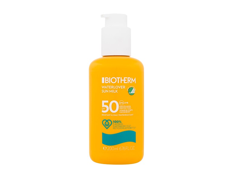 Sonnenschutz Biotherm Waterlover Sun Milk SPF50 200 ml