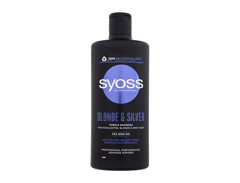 Shampoo Syoss Blonde & Silver Purple Shampoo 440 ml