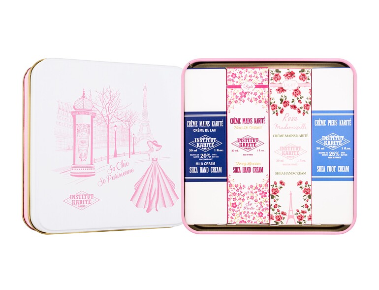 Handcreme  Institut Karité So Chic So Parisienne 30 ml Beschädigte Schachtel Sets