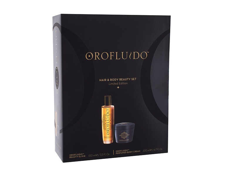 Olio per capelli Orofluido Hair & Body Beauty Set 100 ml scatola danneggiata Sets