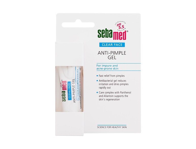 Cura per la pelle problematica SebaMed Clear Face Anti-Pimple Gel 10 ml