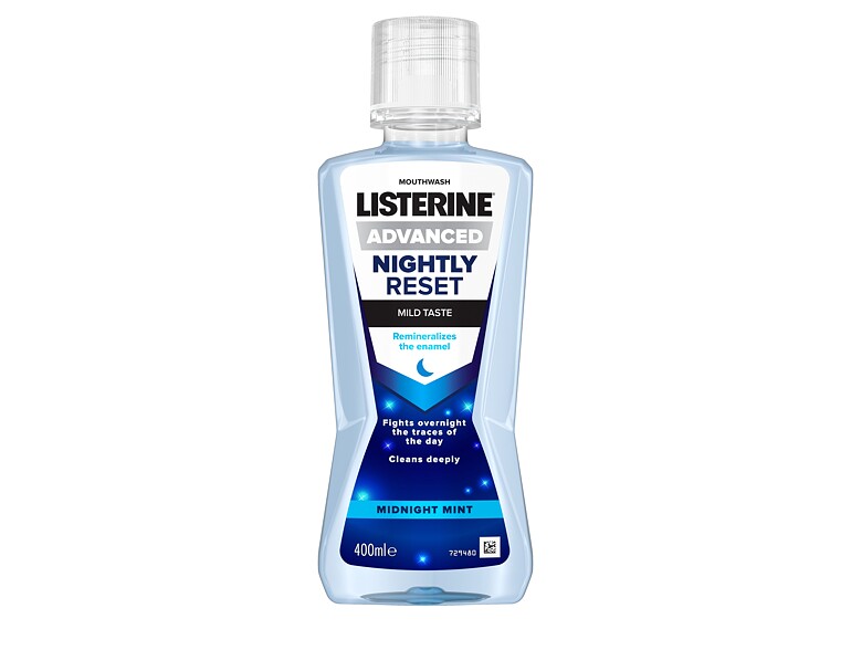 Mundwasser Listerine Advanced Nightly Reset Mild Taste Mouthwash 400 ml