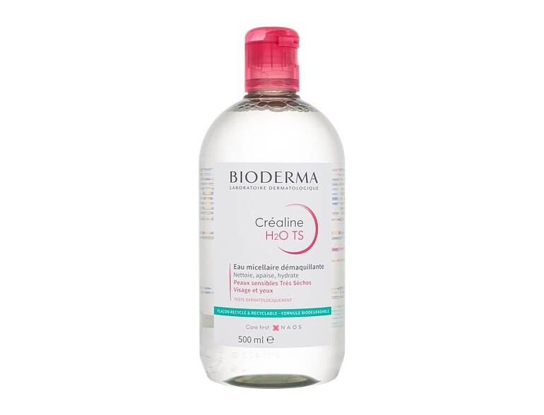 Eau micellaire BIODERMA Créaline H2O TS 500 ml