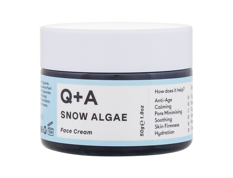 Crème de jour Q+A Snow Algae Intensive Face Cream 50 g boîte endommagée